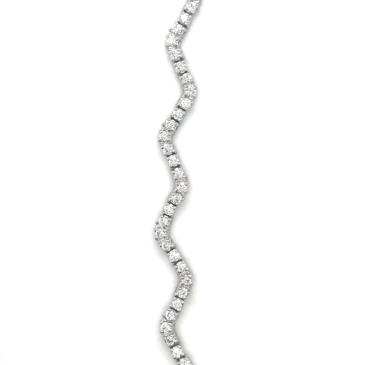 Squiggly Tennis Bracelet