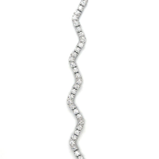 Squiggly Tennis Bracelet