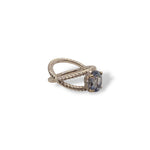 Tanzanite Cross Ring