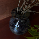 Grid Fossil Flower Vase