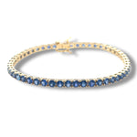 Custom Ceylon Blue Tennis Bracelet