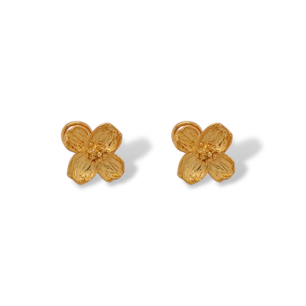 Wild Rose Dogwood Flower Tiffany & Co. Earrings