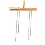 Waterfall Drop Earrings White Gold
