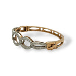 Diamond Infinity Bangle