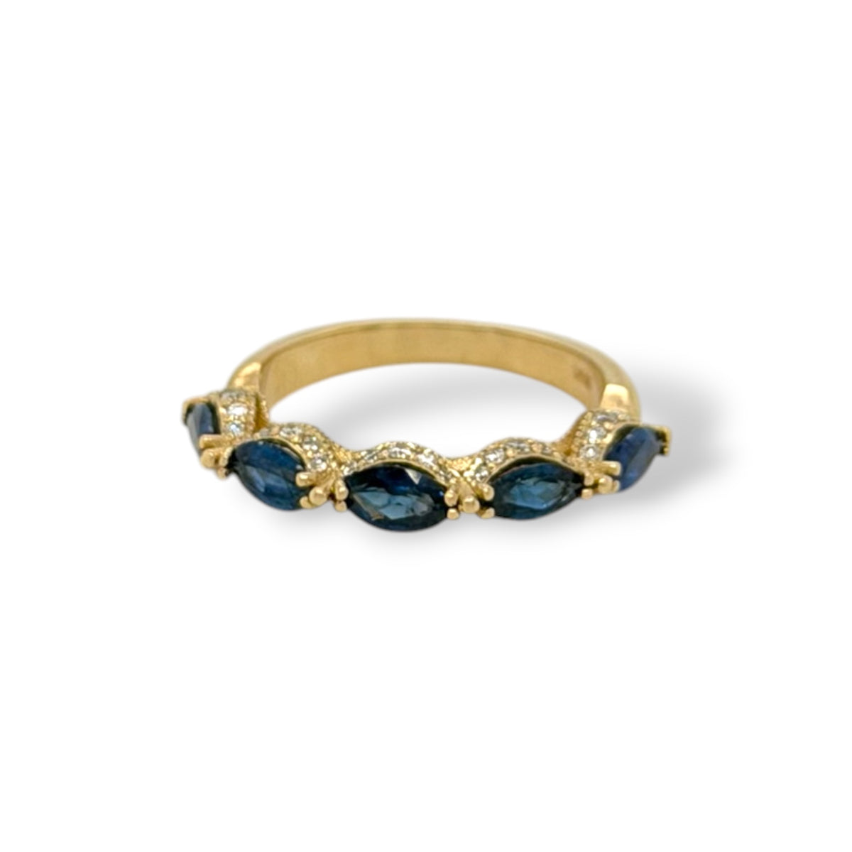 Blue Halo Ring