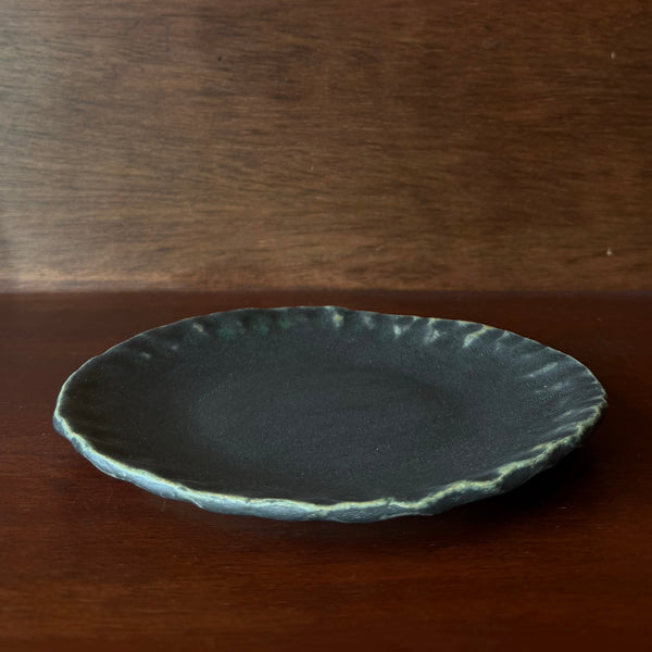 Dark Denim Appetizer Plate