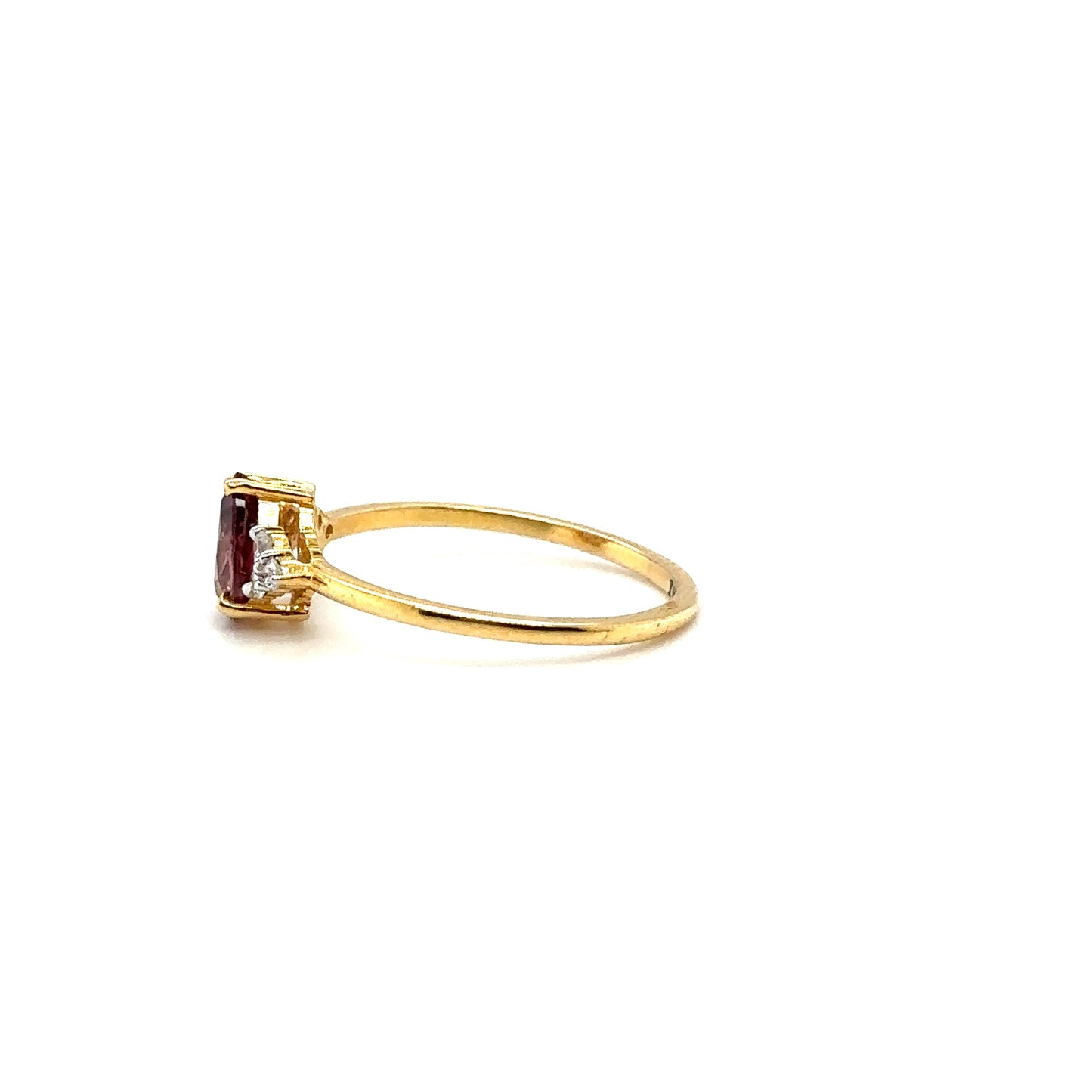 Plum Tourmaline Pear