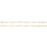 Paperclip Chain 20” 14k Yellow Gold