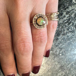 Opal & Diamond Halo