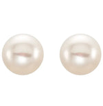 White Freshwater Pearls in 14k