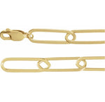 Paperclip Chain 20” 14k Yellow Gold