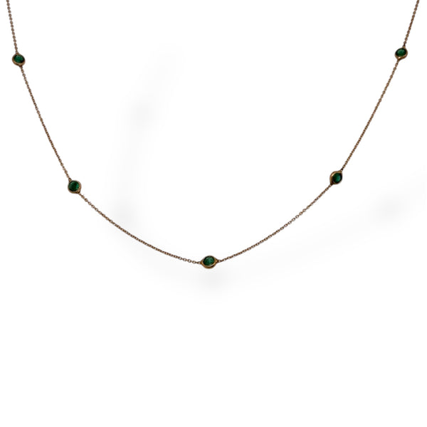 Emerald Dewdrop Necklace