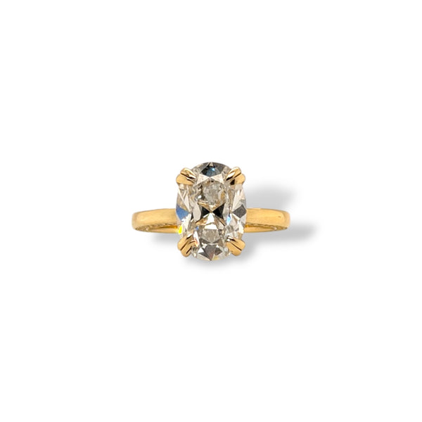 Antique Cut Oval Ring