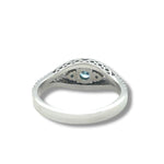 Custom Design Blue & White Diamonds