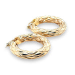 Snake Scale Hoops