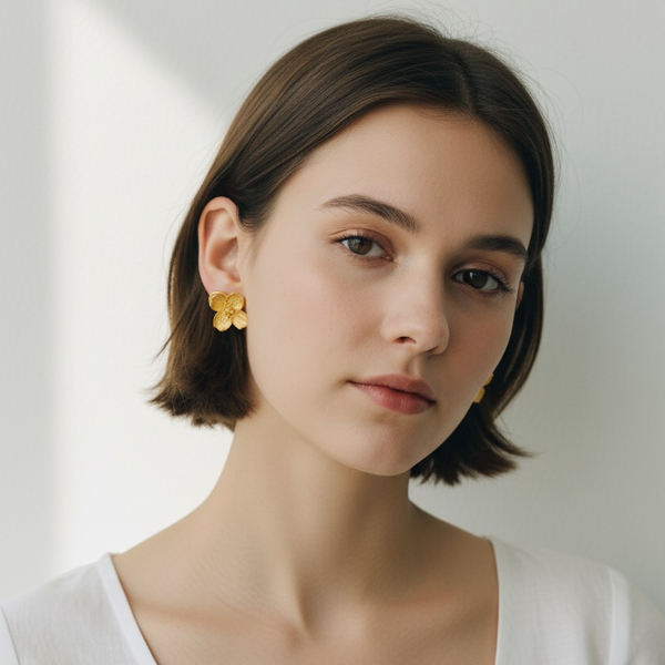 Wild Rose Dogwood Flower Tiffany & Co. Earrings