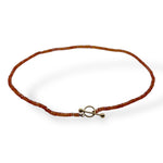 Orange Sapphire Beaded Beauty