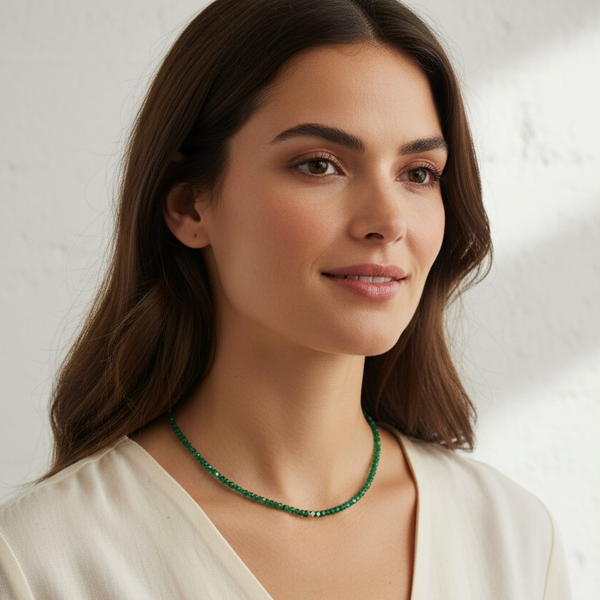 Emerald Beaded Beauty