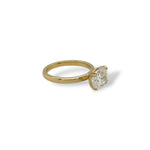 Cushion Diamond Ring Set