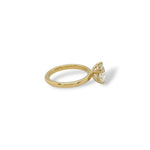 Cushion Diamond Ring Set