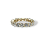 Cushion Diamond Ring Set