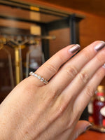 Cushion Diamond Ring Set