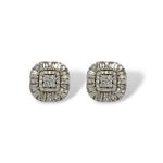 Square Diamond Earring
