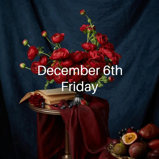 December 6th Holiday Foliage Floral Table Arrangement Workshop