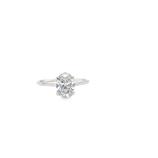 Oval Solitaire Engagement Ring