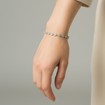 Patterned Tennis Bracelet