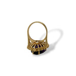 Amethyst cocktail ring