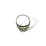 Vintage Art Deco Square Halo Diamond Ring