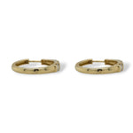 Diamond set hoop