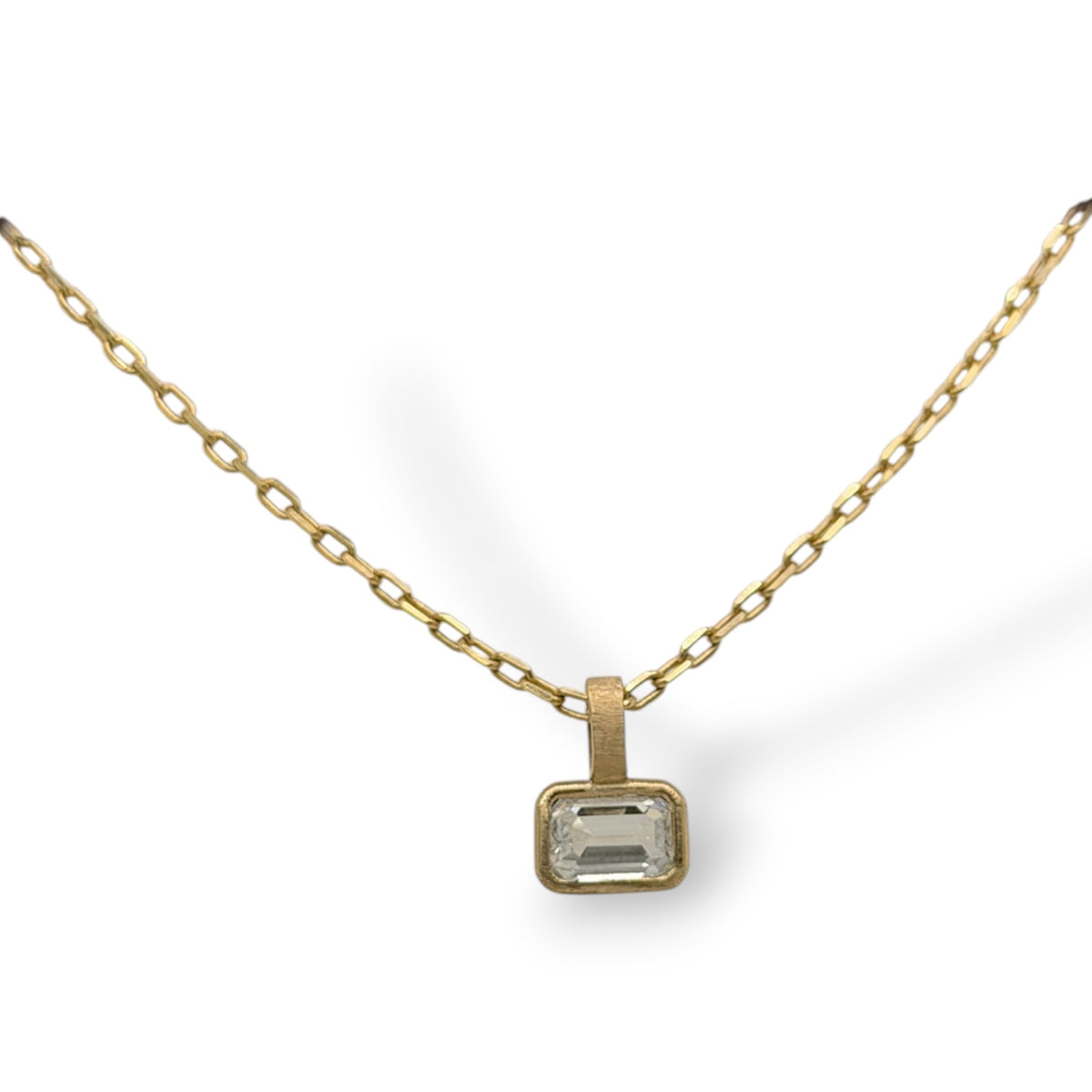 Emerald Cut Pendent