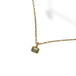 Emerald Cut Pendent
