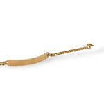 Gold ID Bracelet