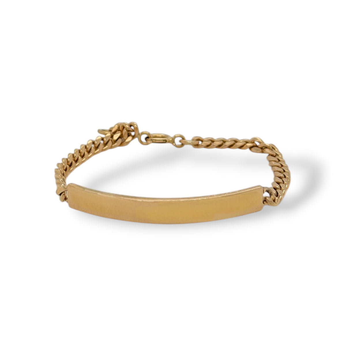 Gold ID Bracelet