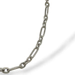 White Gold Paperclip Chain