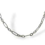 White Gold Paperclip Chain