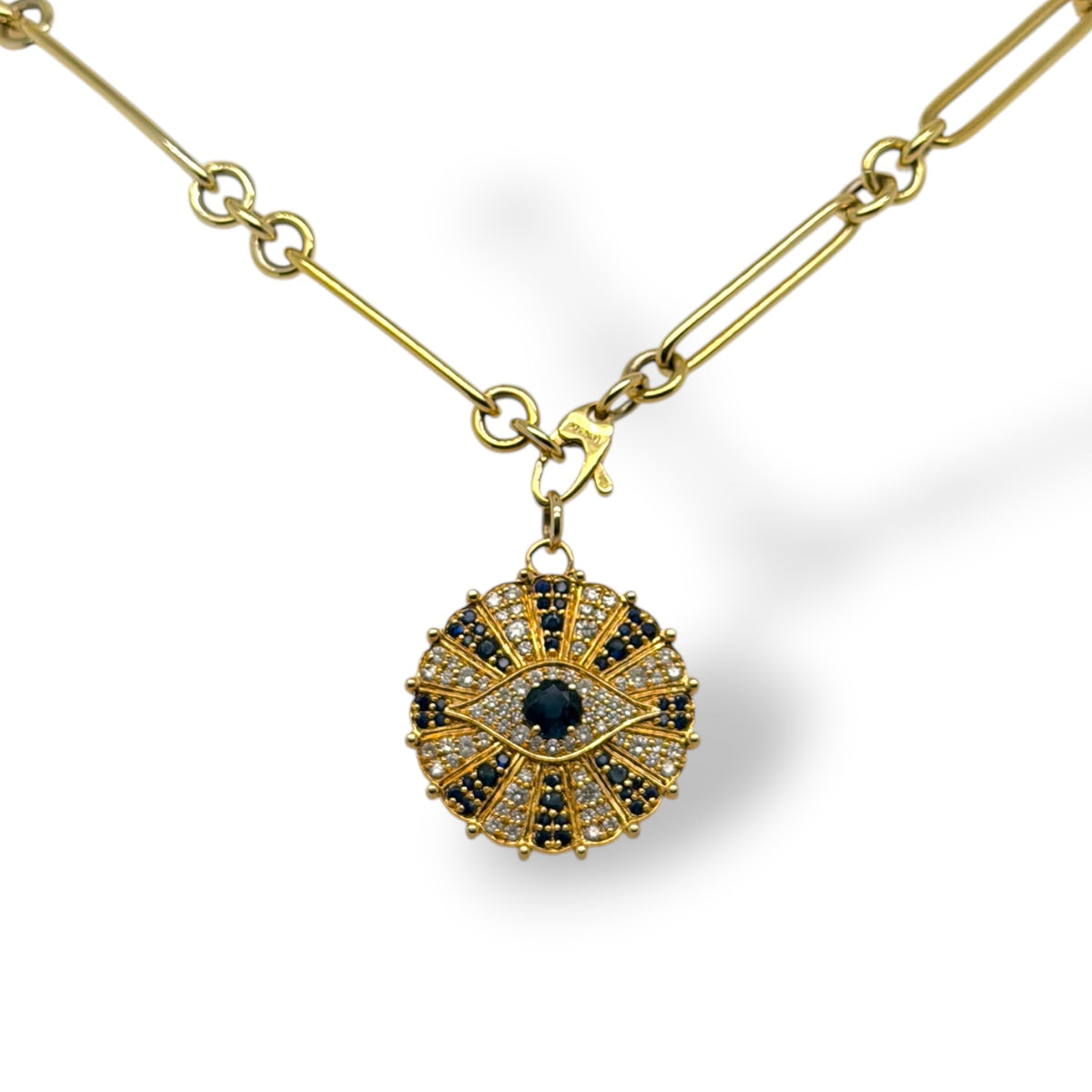 Sapphire Eye Pendent