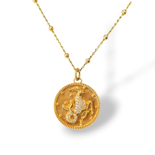 Capricorn medallion