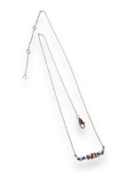 Sapphire & Diamond Bar Necklace