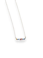 Sapphire & Diamond Bar Necklace