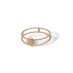 Rose gold Bangle with diamonds