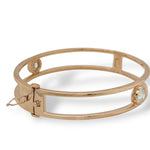Rose gold Bangle with diamonds