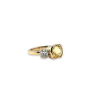 Sapphire & Diamond Moi et Toi Ring for Monica