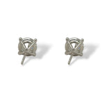 4 Prong Martini Earrings