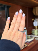 Sapphire Scalloped Crown