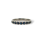Sapphire Scalloped Crown