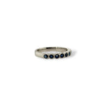 Sapphire Scalloped Crown
